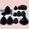 12Piece Makeup Sponge Powder Puff Set Beauty Blender Kit With Velvet Triangle Puffs 5