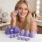 12Piece Makeup Sponge Powder Puff Set Beauty Blender Kit With Velvet Triangle Puffs 11