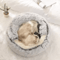 Plush SemiEnclosed Cat Bed Warm Winter Pet Nest For Cozy Comfort 12