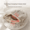 Plush SemiEnclosed Cat Bed Warm Winter Pet Nest For Cozy Comfort 0