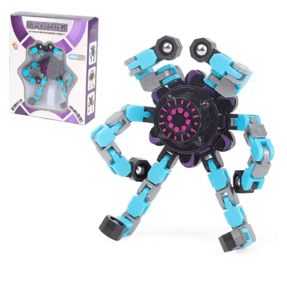 Transforming Chain Fidget Spinner Deformable Stress Relief Sensory Toy 0
