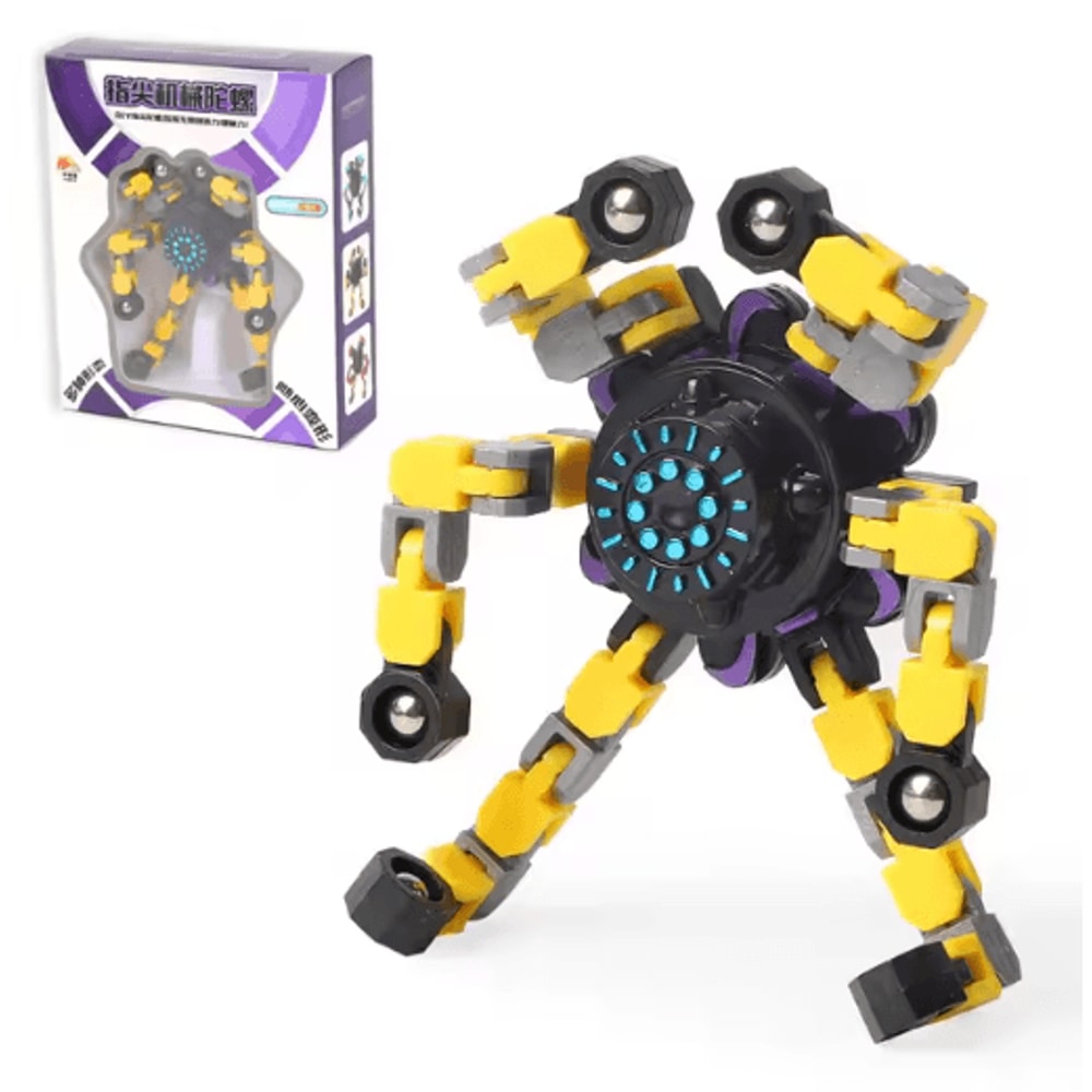 Transforming Chain Fidget Spinner Deformable Stress Relief Sensory Toy 2