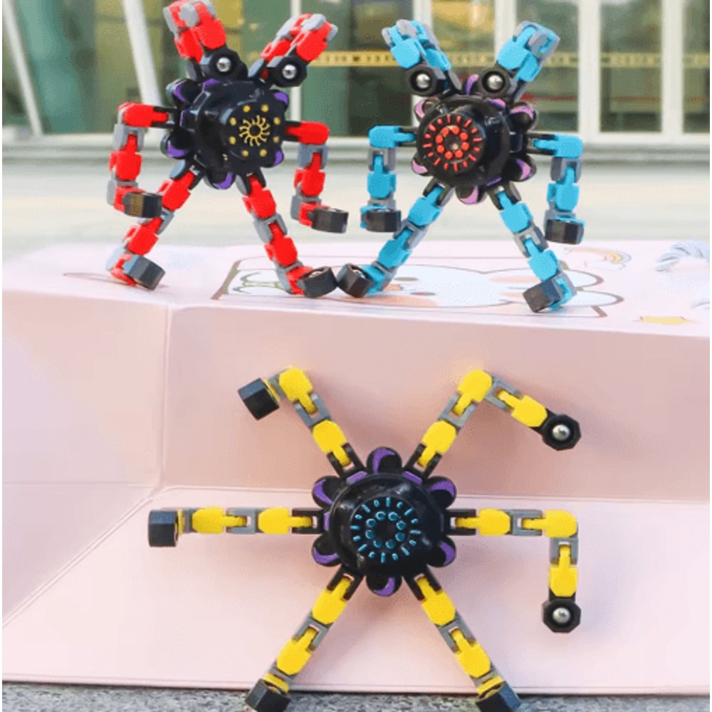 Transforming Chain Fidget Spinner Deformable Stress Relief Sensory Toy 3