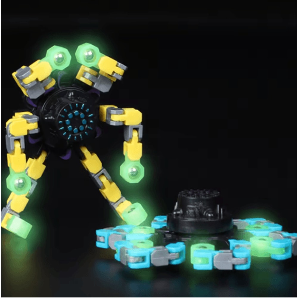 Transforming Chain Fidget Spinner Deformable Stress Relief Sensory Toy 5