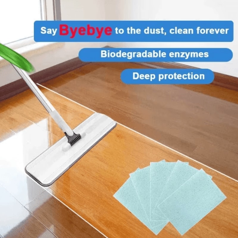 MultiSurface Floor Cleaner Tablets Water Soluble Deodorizing Disinfecting Sheets 11