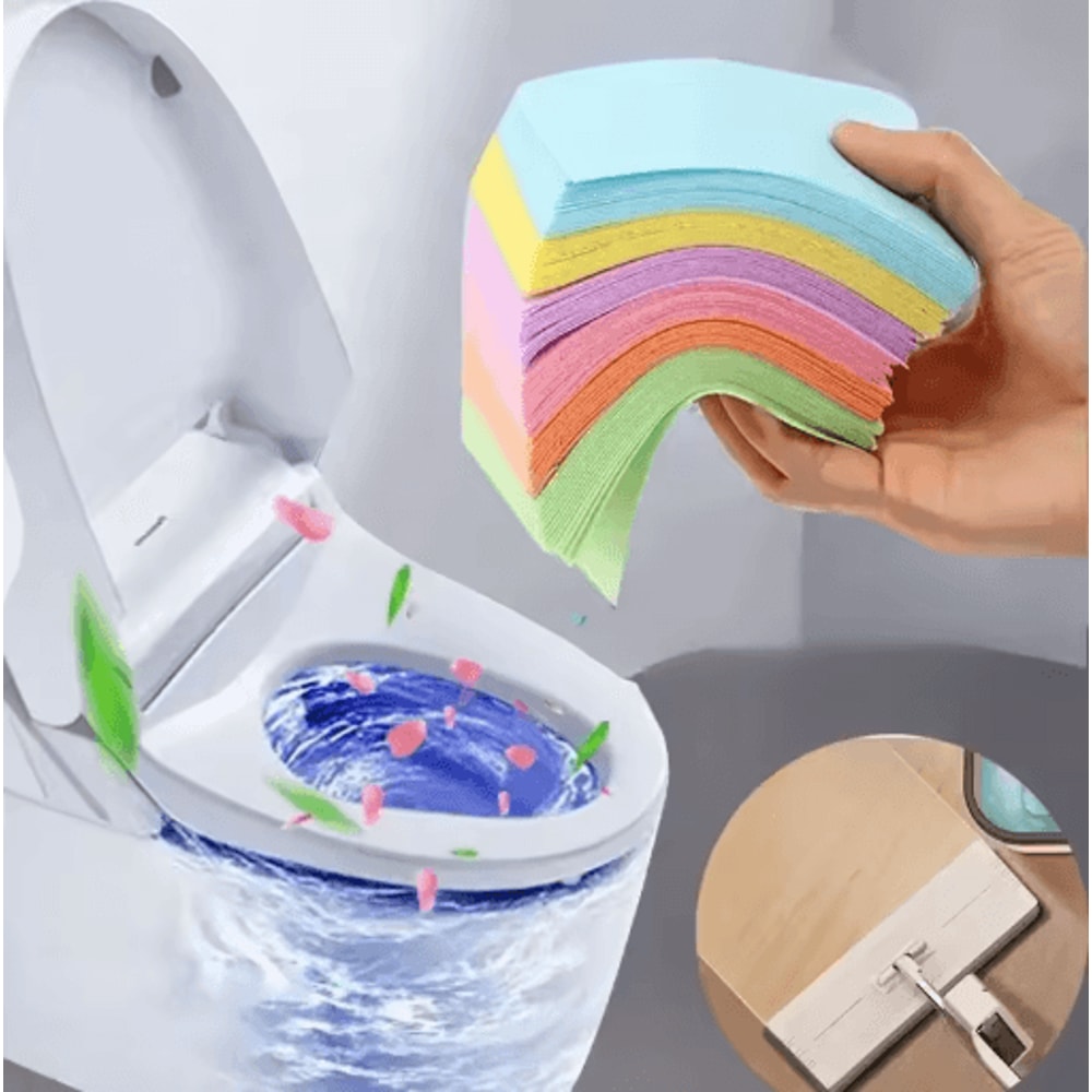 MultiSurface Floor Cleaner Tablets Water Soluble Deodorizing Disinfecting Sheets 0