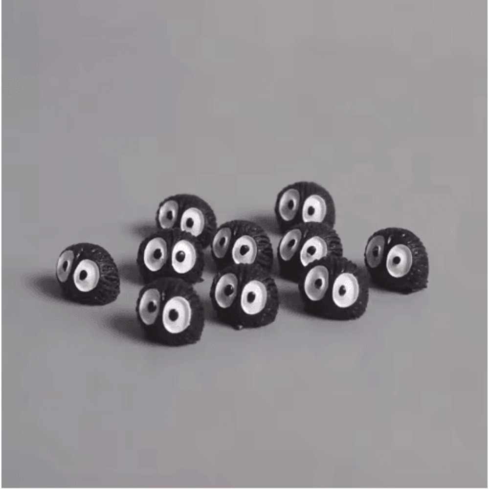 Mini Fairy Garden Dust Ball Elves Set 10PCS Cute Resin Moss Landscape Ornaments 1