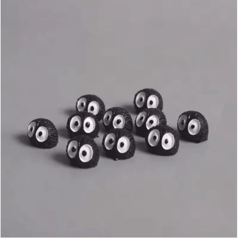 Mini Fairy Garden Dust Ball Elves Set 10PCS Cute Resin Moss Landscape Ornaments 1