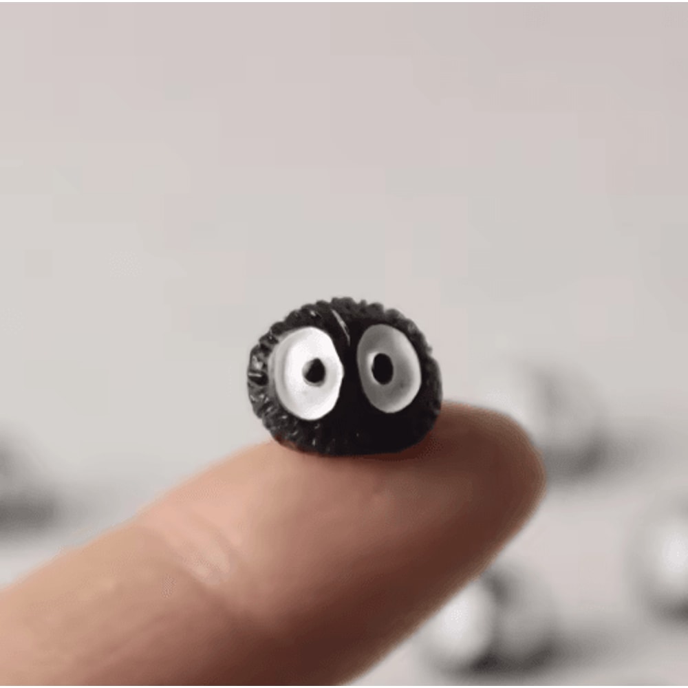 Mini Fairy Garden Dust Ball Elves Set 10PCS Cute Resin Moss Landscape Ornaments 3