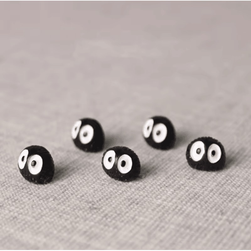 Mini Fairy Garden Dust Ball Elves Set 10PCS Cute Resin Moss Landscape Ornaments 5