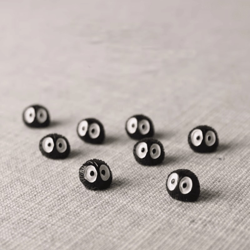 Mini Fairy Garden Dust Ball Elves Set 10PCS Cute Resin Moss Landscape Ornaments 6