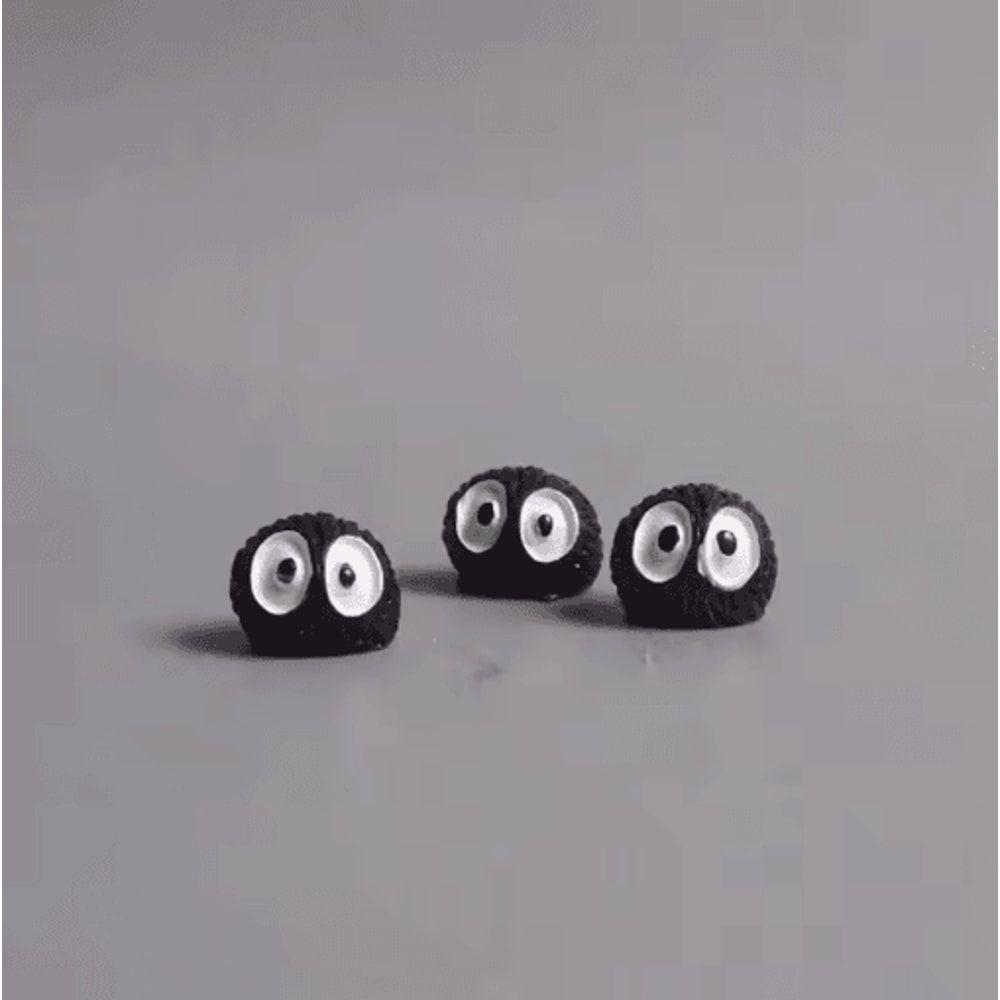 Mini Fairy Garden Dust Ball Elves Set 10PCS Cute Resin Moss Landscape Ornaments 0