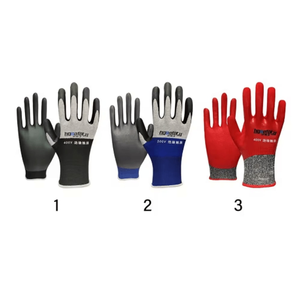 Ultrathin Electrician Insulating Gloves For 400V Protection With Touchscreen Compatibility 4
