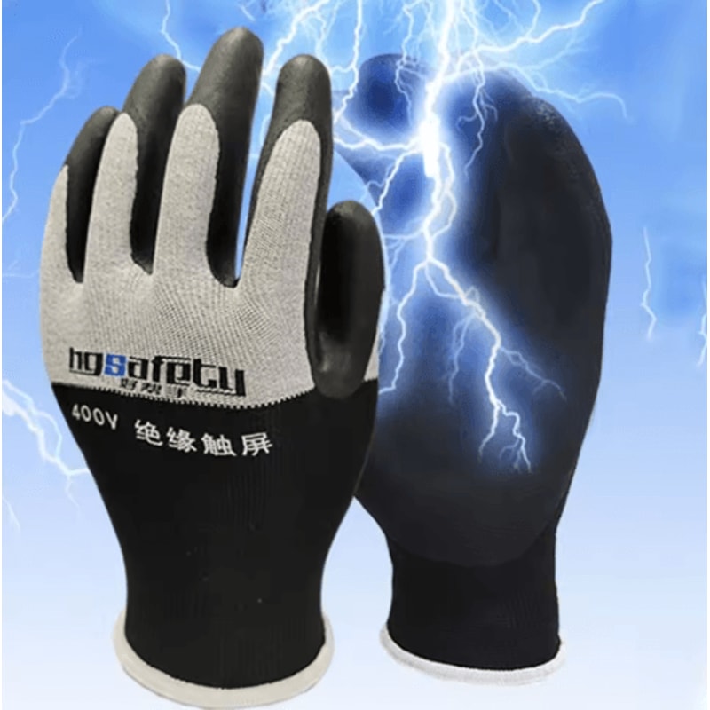 Ultrathin Electrician Insulating Gloves For 400V Protection With Touchscreen Compatibility 5