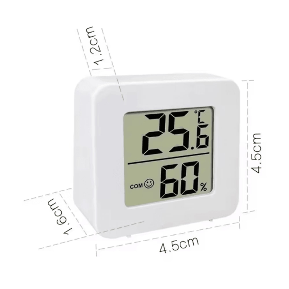 LCD Digital Thermometer Hygrometer For Accurate Indoor Temperature Humidity Monitoring 8