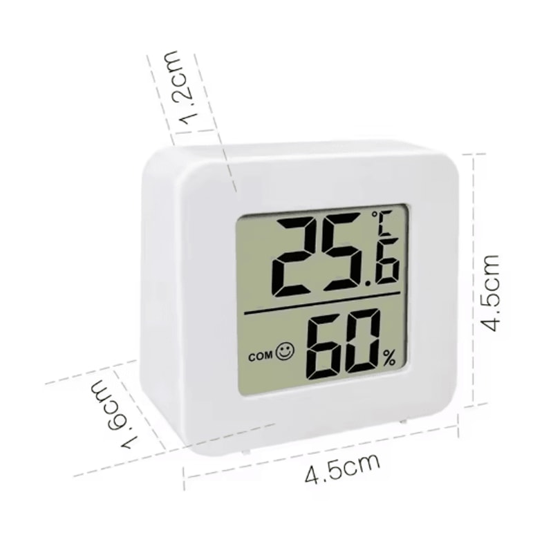 LCD Digital Thermometer Hygrometer For Accurate Indoor Temperature Humidity Monitoring 8