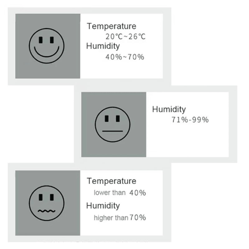 LCD Digital Thermometer Hygrometer For Accurate Indoor Temperature Humidity Monitoring 12
