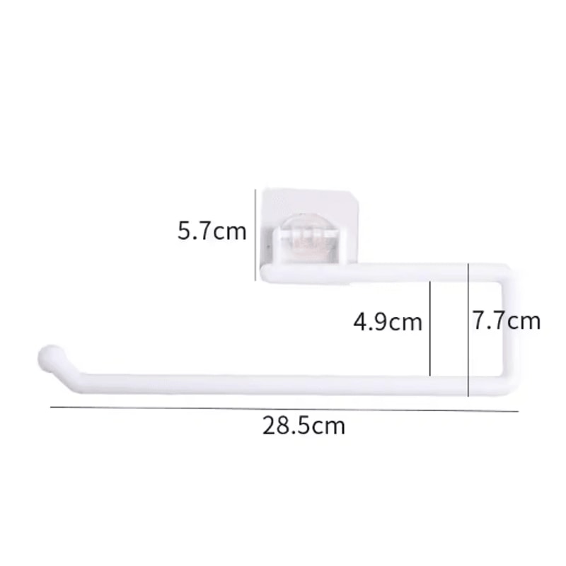 Punch Free Wall Mounted Paper Towel Rack For Kitchen Bathroom Use 1