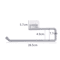 Punch Free Wall Mounted Paper Towel Rack For Kitchen Bathroom Use 2
