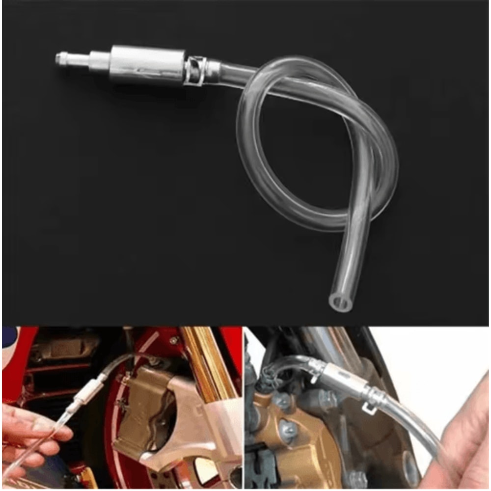 Car Brake Bleeder Hose Kit With One Way Valve For Easy Clutch Brake Bleeding 6
