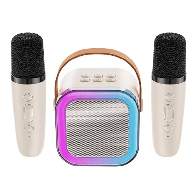 HOMEFISH K12 Portable Karaoke Machine With Wireless Microphones Bluetooth Speaker System 6