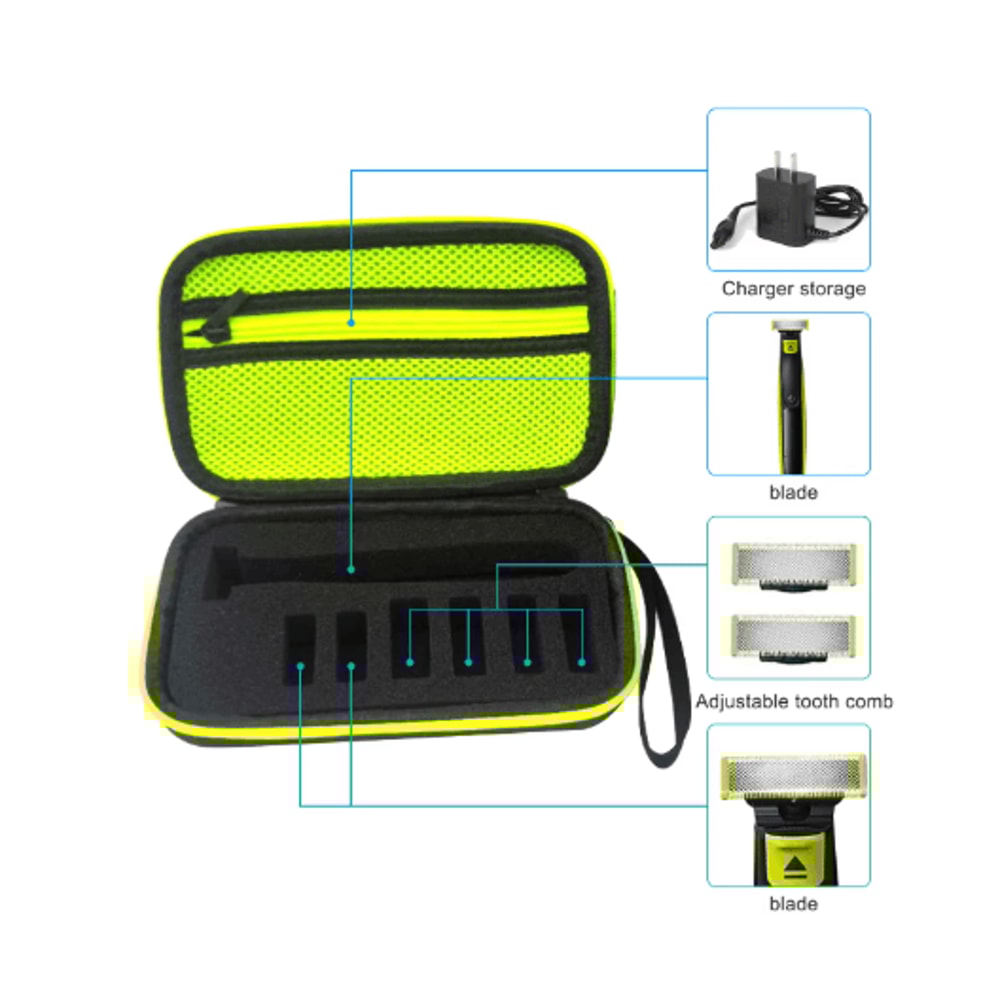 Portable Storage Case For Philips OneBlade Shaver Electric Trimmer Travel Protection 2