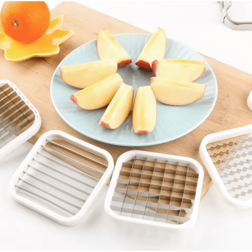 MultiFunctional Stainless Steel Fruit Vegetable Slicer For Apples Potatoes More 6