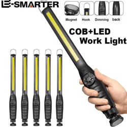 lumiflex rechargeable cob work light with magnetic base & stepless dimming