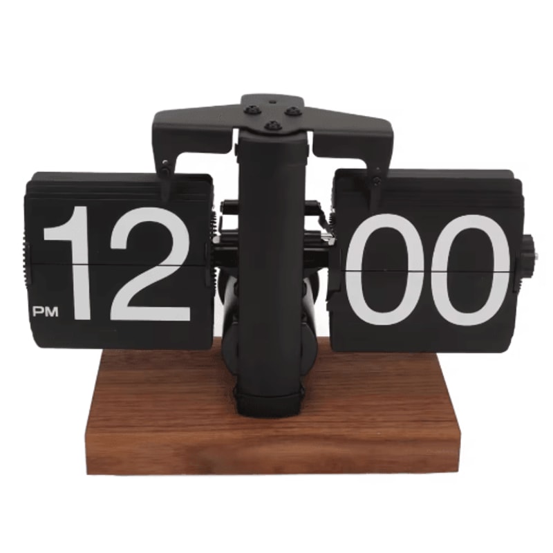 TimeFlip Aesthetic Digital Down Clock With Large Display Auto Time Adjustment 2