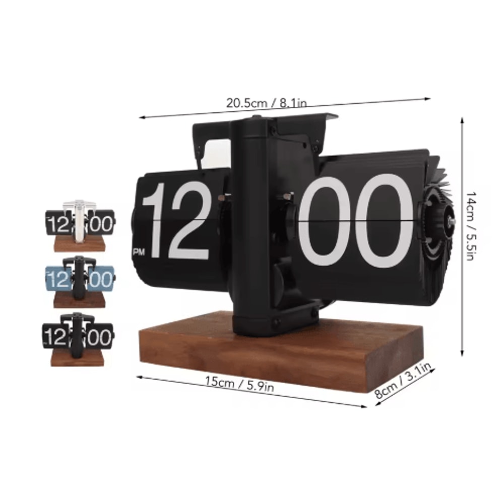 TimeFlip Aesthetic Digital Down Clock With Large Display Auto Time Adjustment 5
