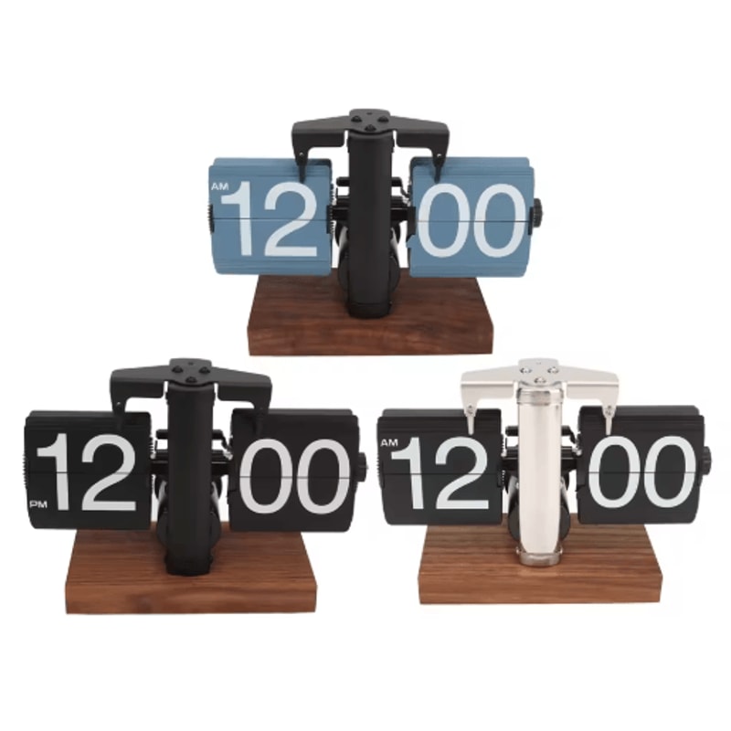 TimeFlip Aesthetic Digital Down Clock With Large Display Auto Time Adjustment 6