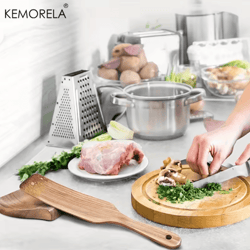 kemorela wooden spoon rest & utensil holder – heat-resistant kitchen tool organizer