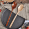 PureWood Kitchen Spoon Set Natural Wooden Cooking Serving Utensils 6