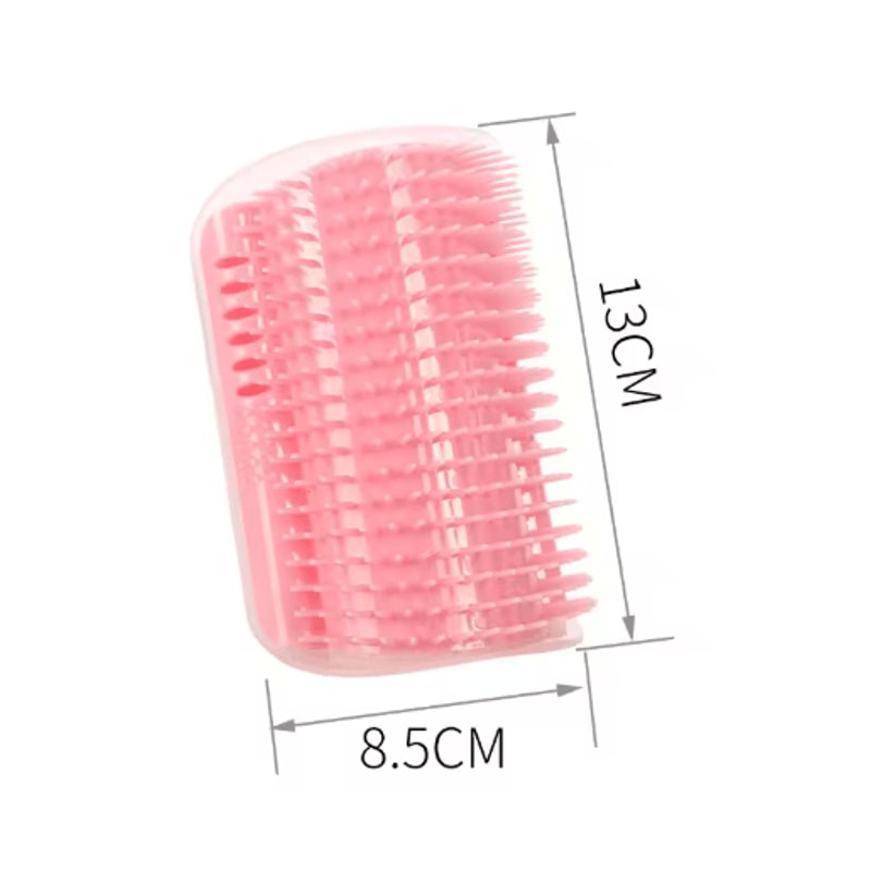 PurrClean Corner Cat Brush SelfGrooming Massage Hair Removal Scratcher 1