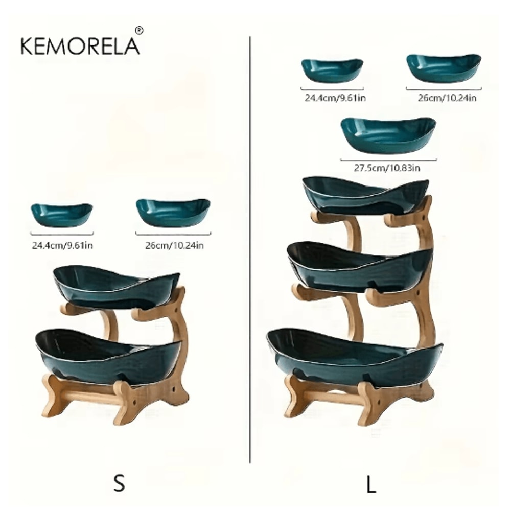 FreshTier 3Layer Fruit Snack Serving Stand Modern MultiTier Dessert Display 7