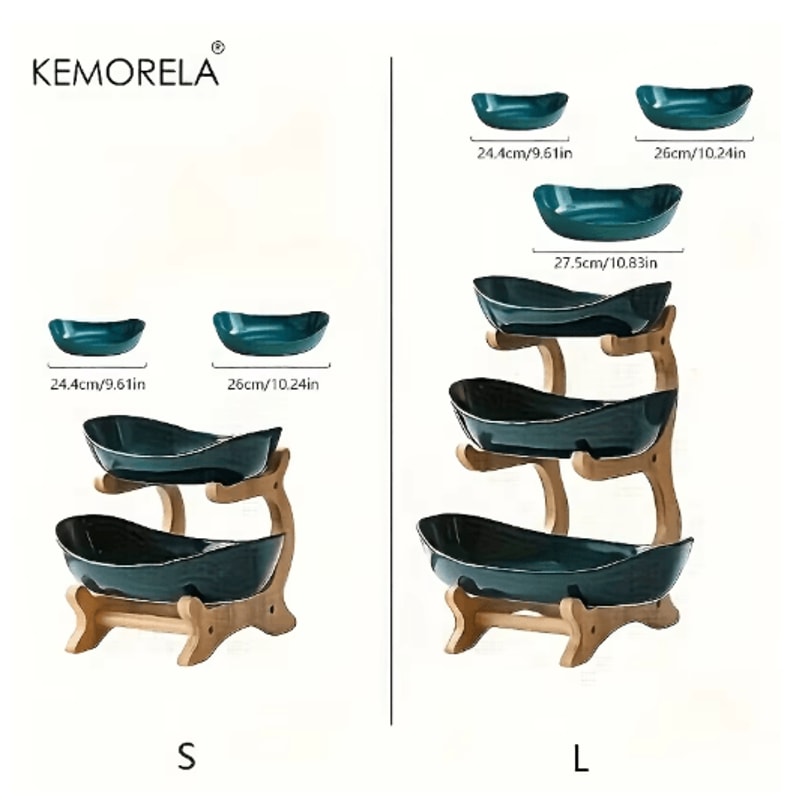 FreshTier 3Layer Fruit Snack Serving Stand Modern MultiTier Dessert Display 7