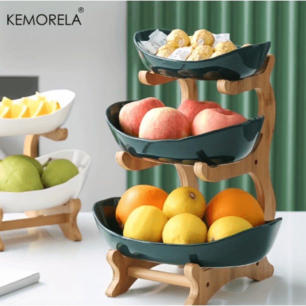 FreshTier 3Layer Fruit Snack Serving Stand Modern MultiTier Dessert Display 8