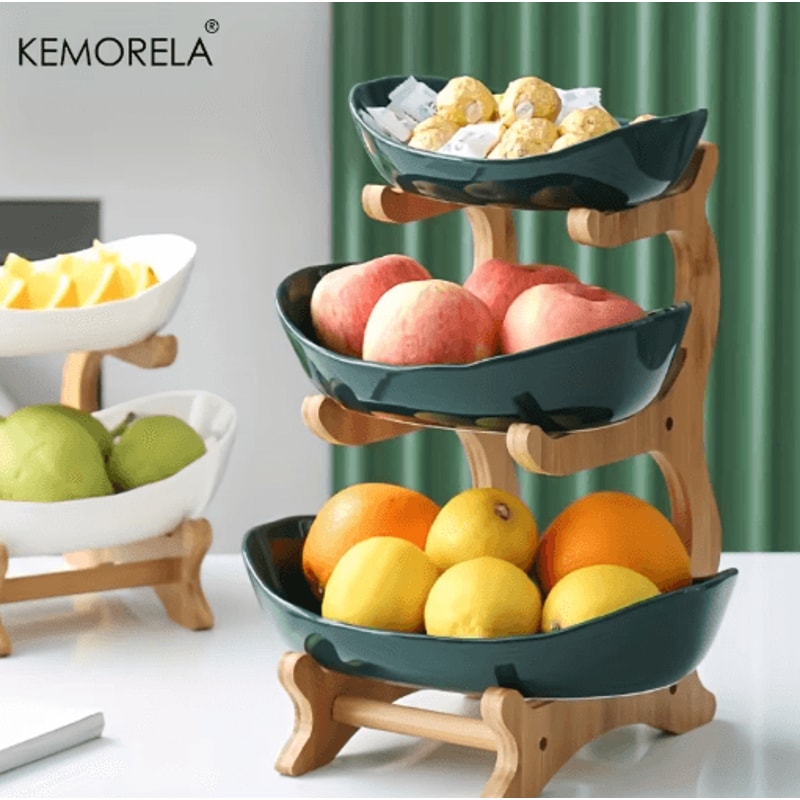 FreshTier 3Layer Fruit Snack Serving Stand Modern MultiTier Dessert Display 8