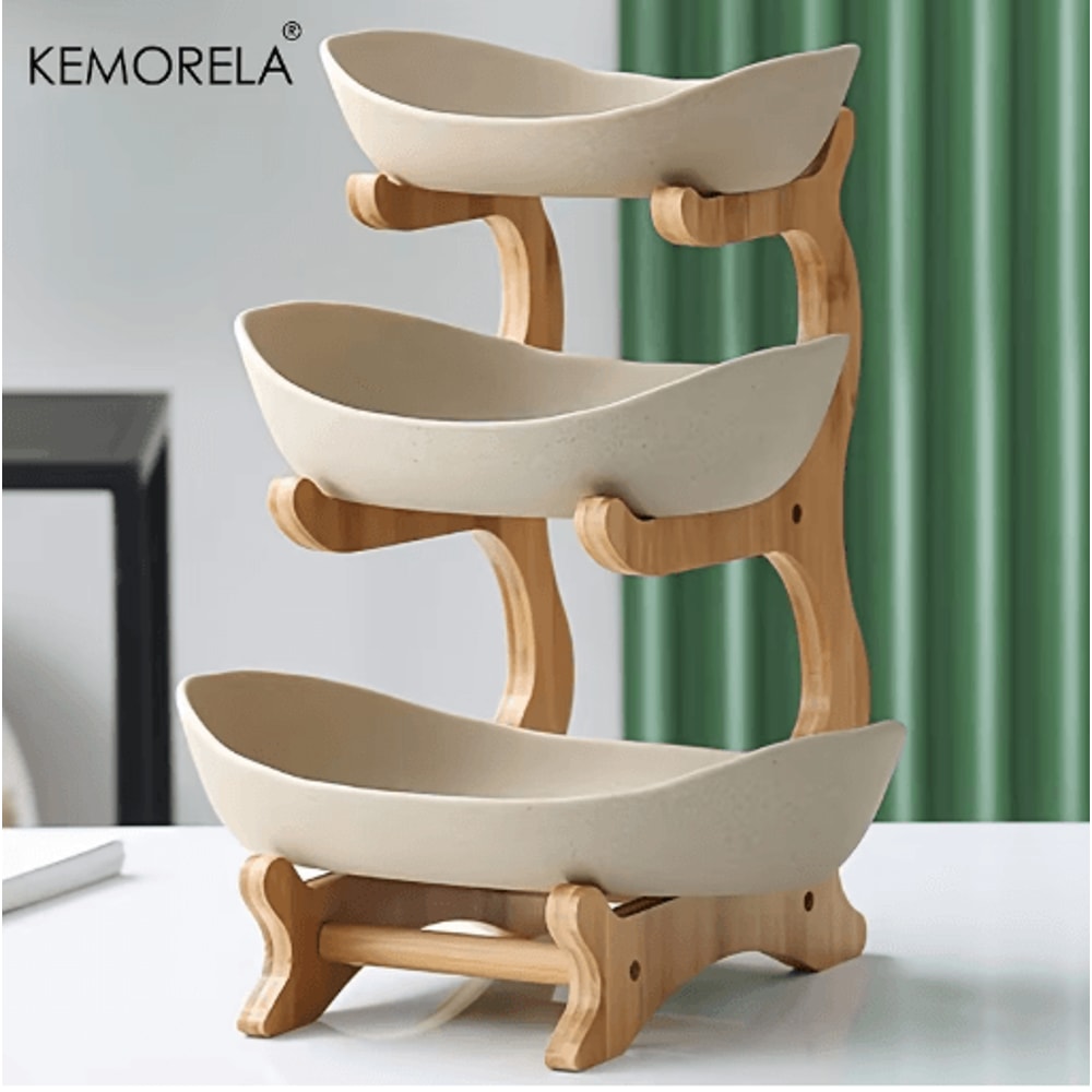 FreshTier 3Layer Fruit Snack Serving Stand Modern MultiTier Dessert Display 9