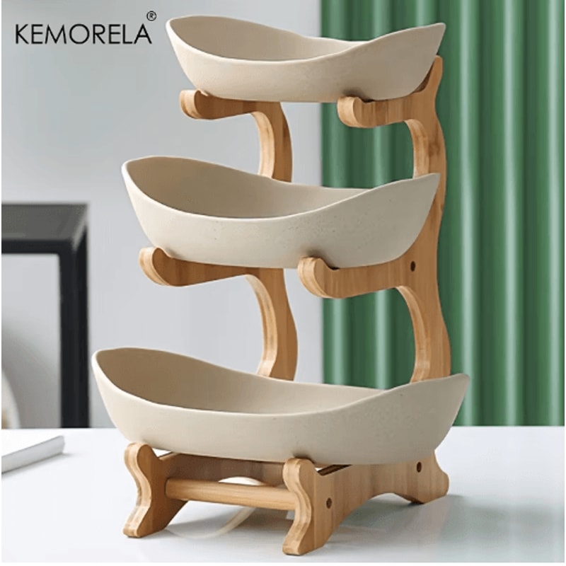 FreshTier 3Layer Fruit Snack Serving Stand Modern MultiTier Dessert Display 9