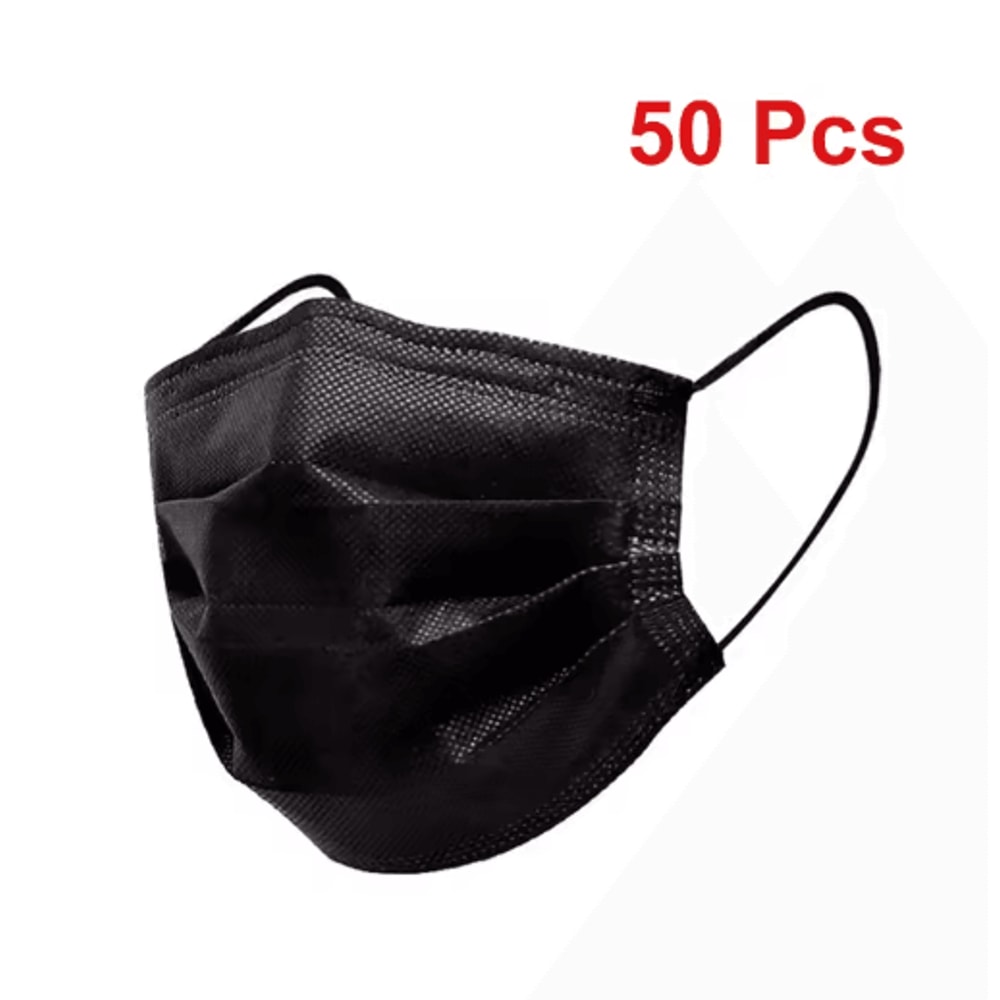 Safe Guard 3 Layer Disposable Face Masks Breathable AntiDust Protection With Earloops 3