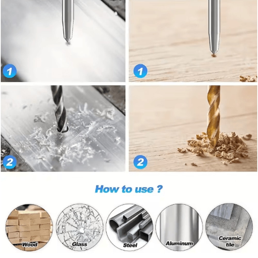 Punch Pro Auto Center Punch Tool Heavy Duty SpringLoaded Drill Locator 3