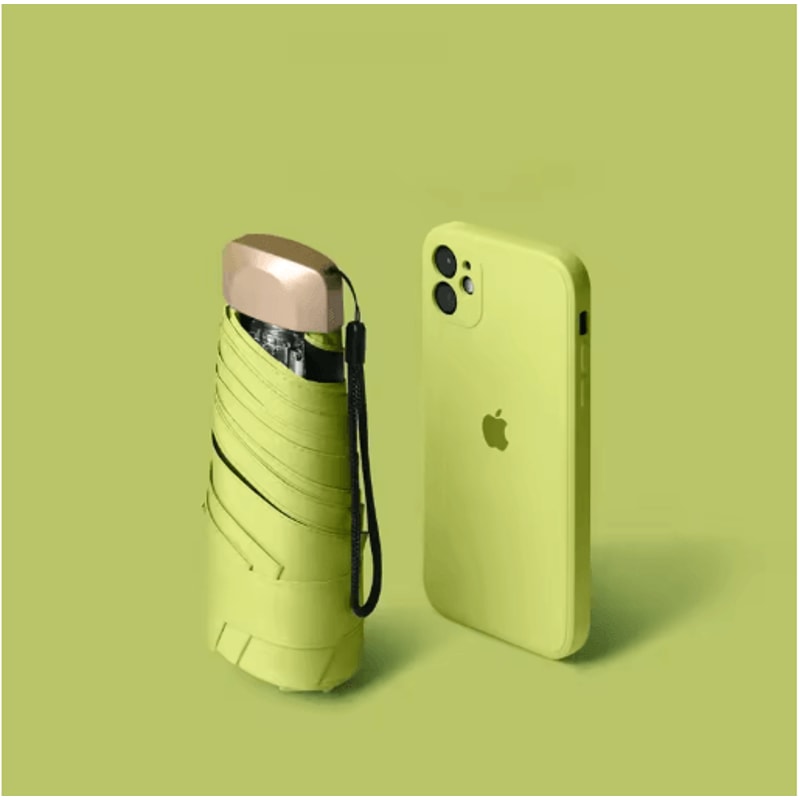 SunShield Mini Capsule Umbrella Pocket UV Protection Rain Sun Parasol 17