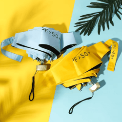 sunshield mini capsule umbrella pocket uv protection rain & sun parasol