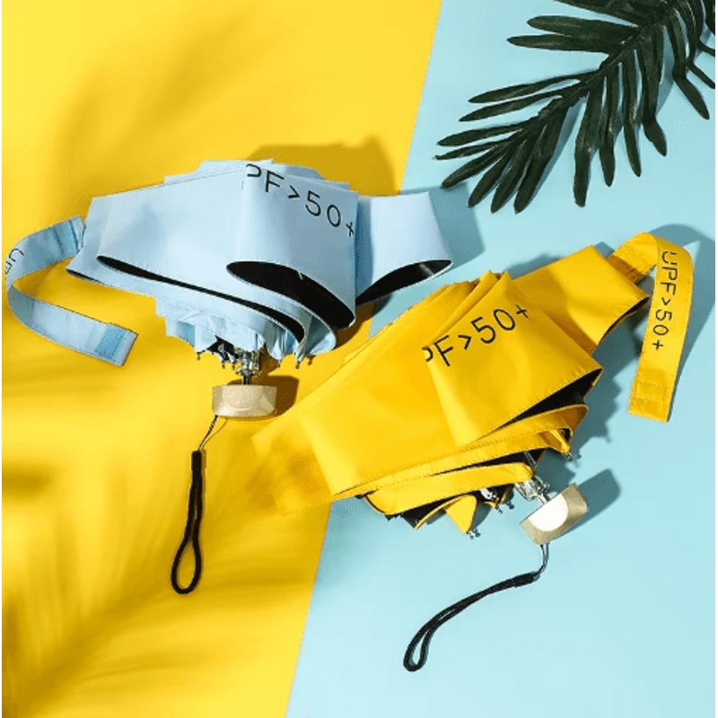 SunShield Mini Capsule Umbrella Pocket UV Protection Rain Sun Parasol 0