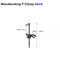 ClampPro Quick Release F Clamp 4 Ratchet Woodworking Squeeze Tool 2