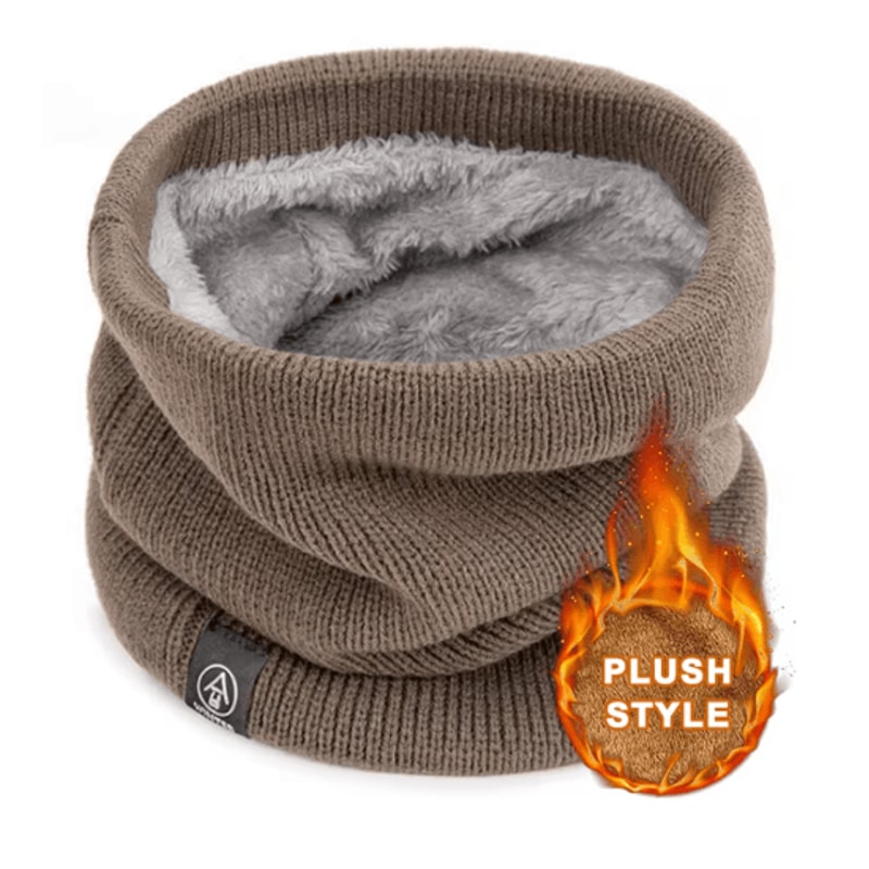 ThermaFlex Knitted Neck Warmer Soft Winter Sport Scarf For Men Women 1