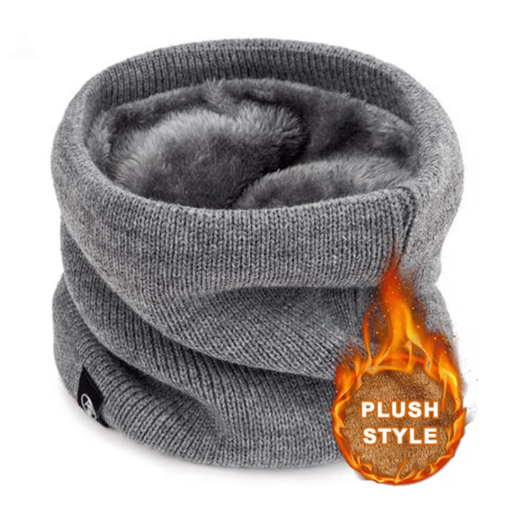 ThermaFlex Knitted Neck Warmer Soft Winter Sport Scarf For Men Women 3