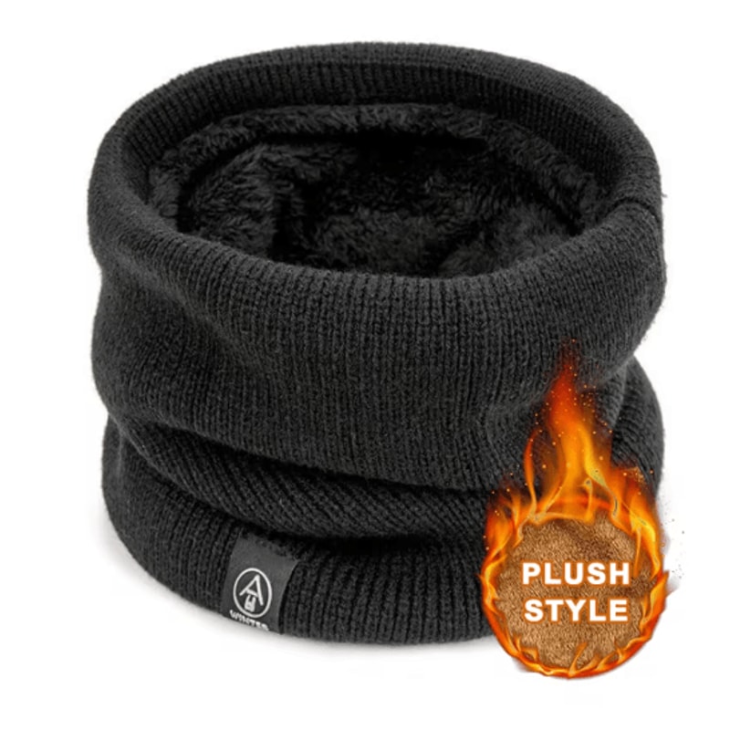 ThermaFlex Knitted Neck Warmer Soft Winter Sport Scarf For Men Women 4