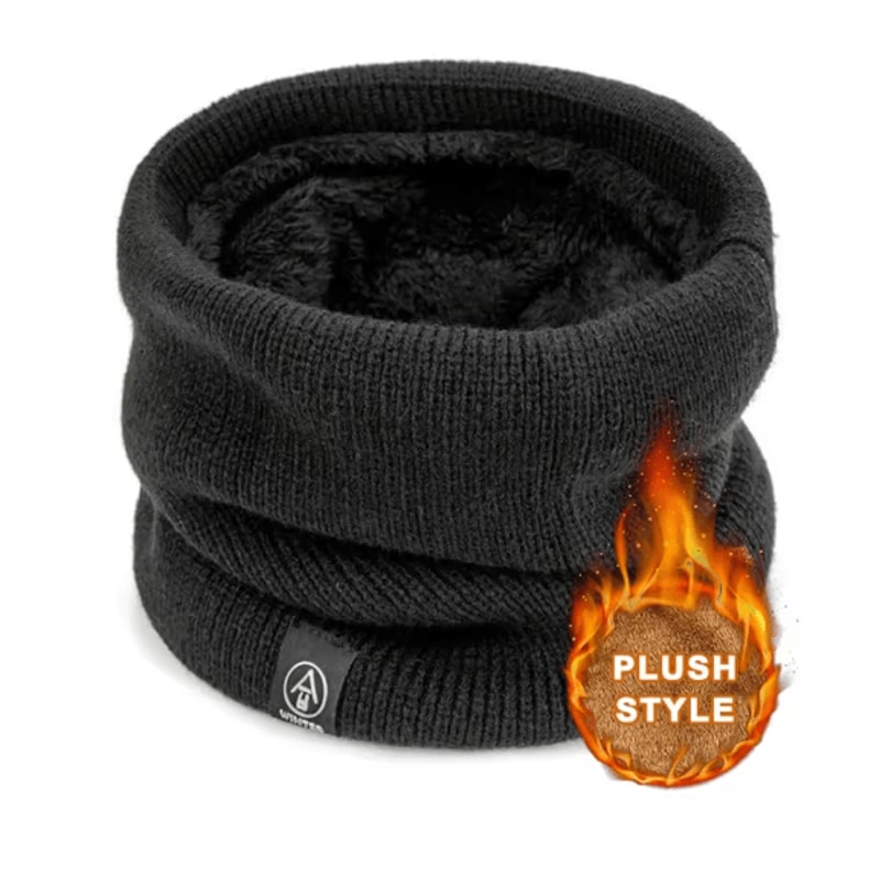 ThermaFlex Knitted Neck Warmer Soft Winter Sport Scarf For Men Women 6